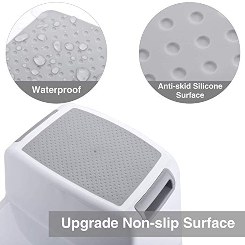 Wide Plastic Step Stool for Kids