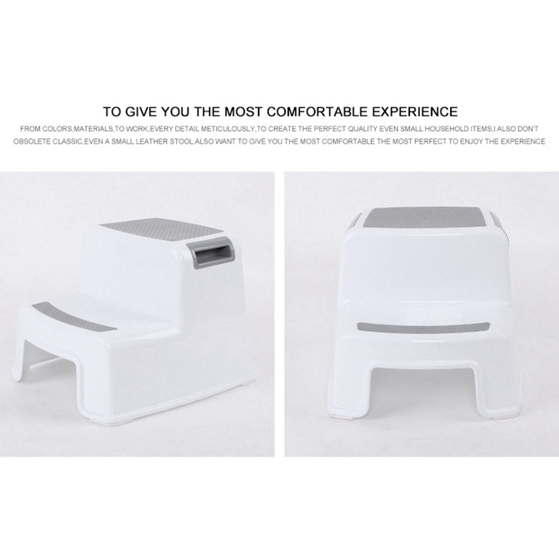 Wide Plastic Step Stool for Kids