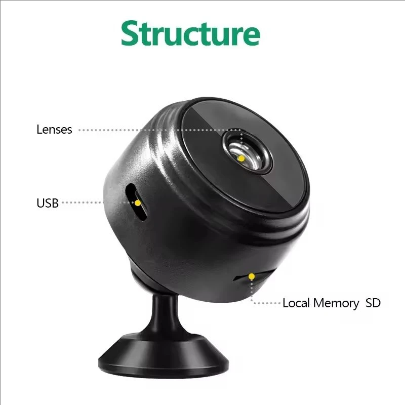 WiFi Mini Camera Wireless Video Recorder Security Protection Camera Smart Home Monitoring Camera For Infants And Pets WiFi Mini Camera Wireless Video Recorder Security Protection Camera Smart Home Monitoring Camera For Infants And Pets