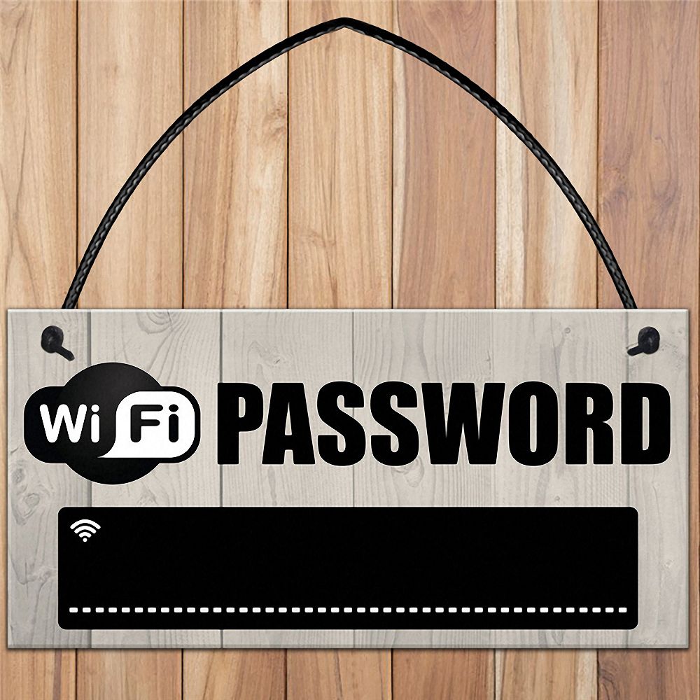 Wifi Password Signage Wooden Board Wifi Password Signage Wooden Board