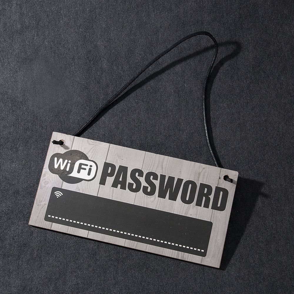 Wifi Password Signage Wooden Board Wifi Password Signage Wooden Board