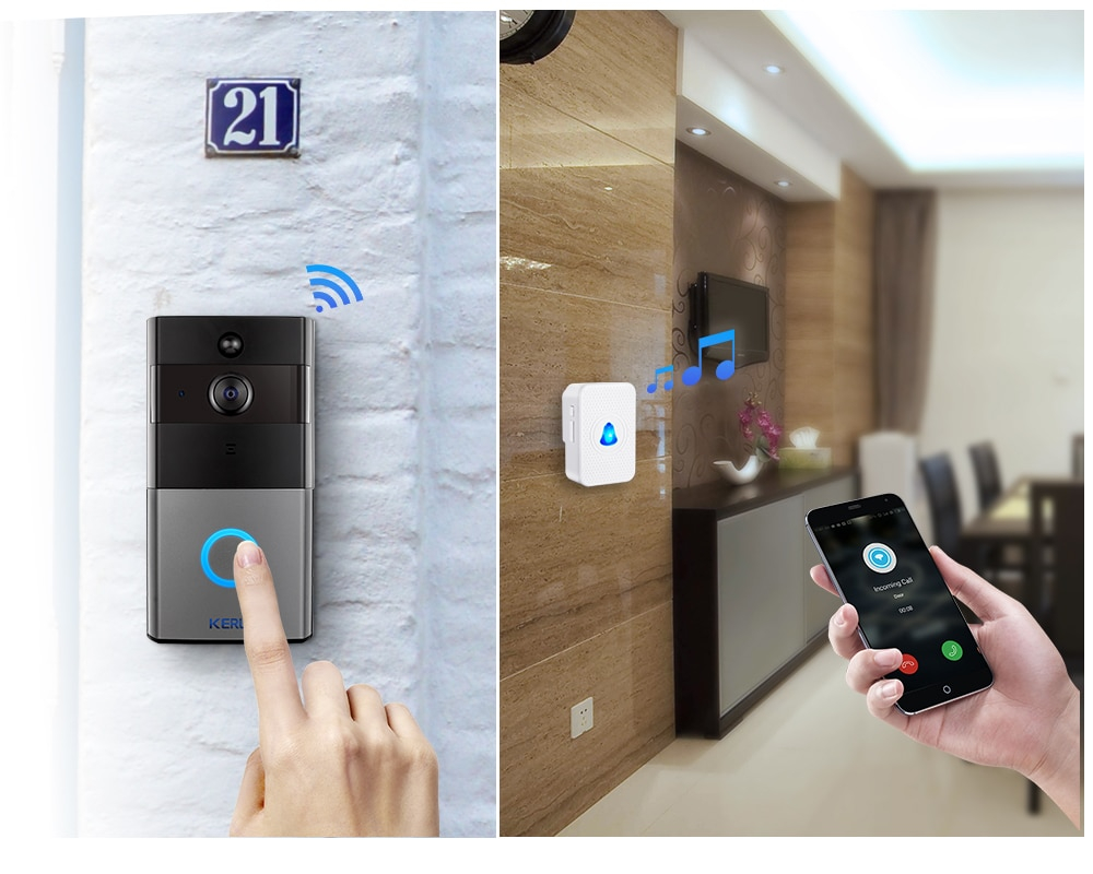 Wifi Video Doorbell Wireless Device Wifi Video Doorbell Wireless Device