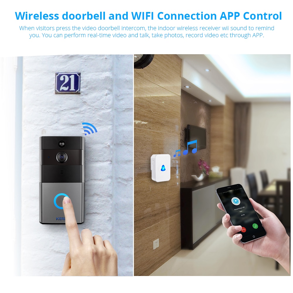 Wifi Video Doorbell Wireless Device Wifi Video Doorbell Wireless Device