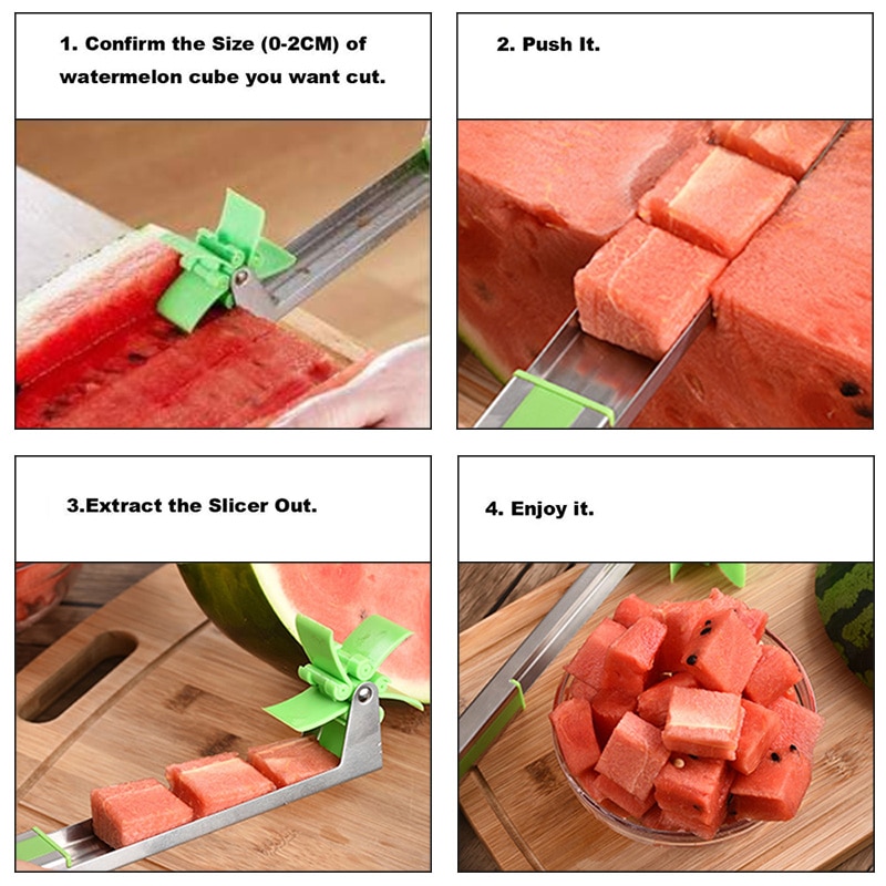 Windmill Watermelon Slicer Stainless Tool