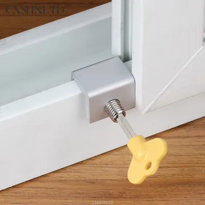 Window Security Key Lock Sliding Doors Windows Restrictor Child Safety Anti-theft Door Stopper Household Improvement Window Security Key Lock Sliding Doors Windows Restrictor Child Safety Anti-theft Door Stopper Household Improvement