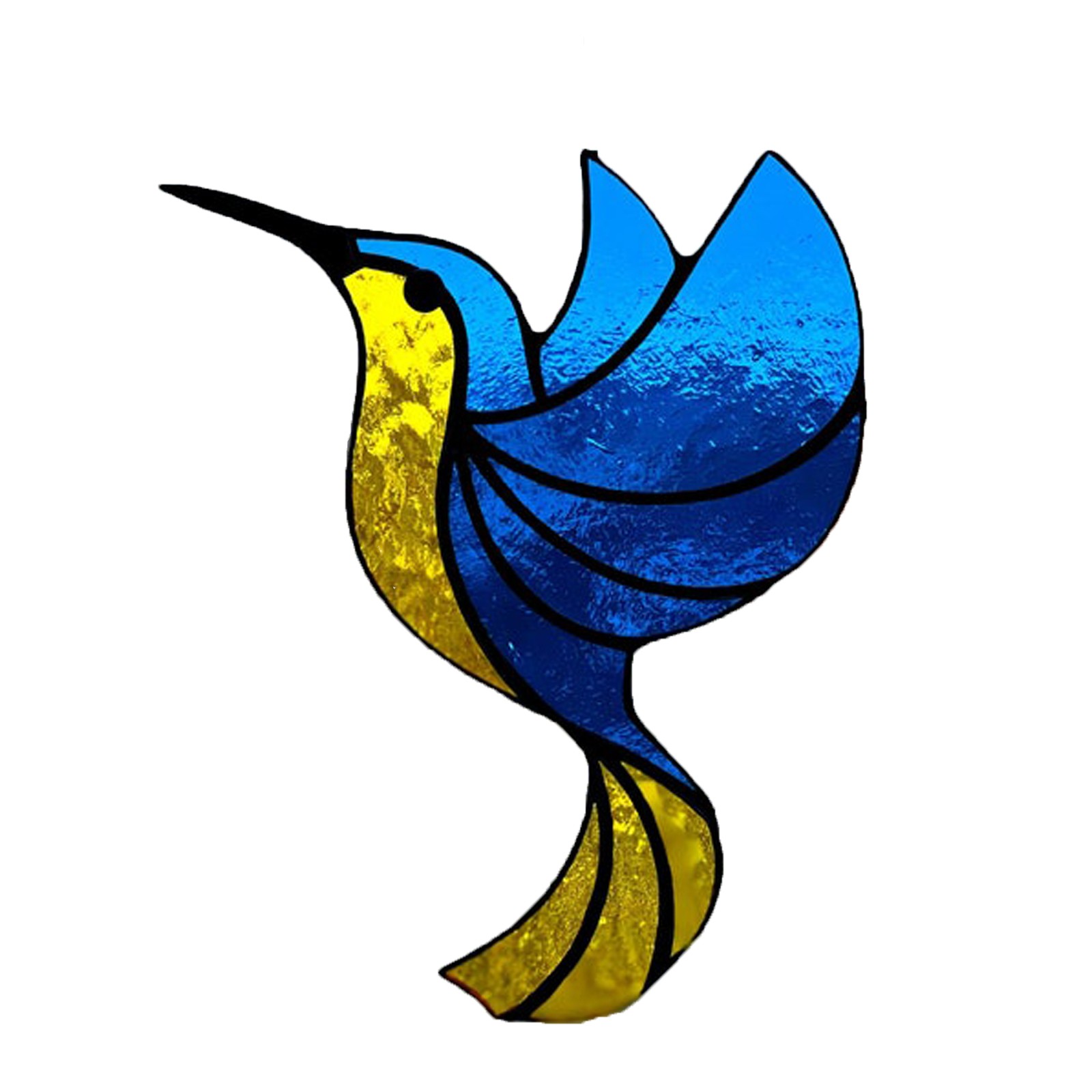 Window Stained Glass Hummingbird Suncatcher Window Stained Glass Hummingbird Suncatcher