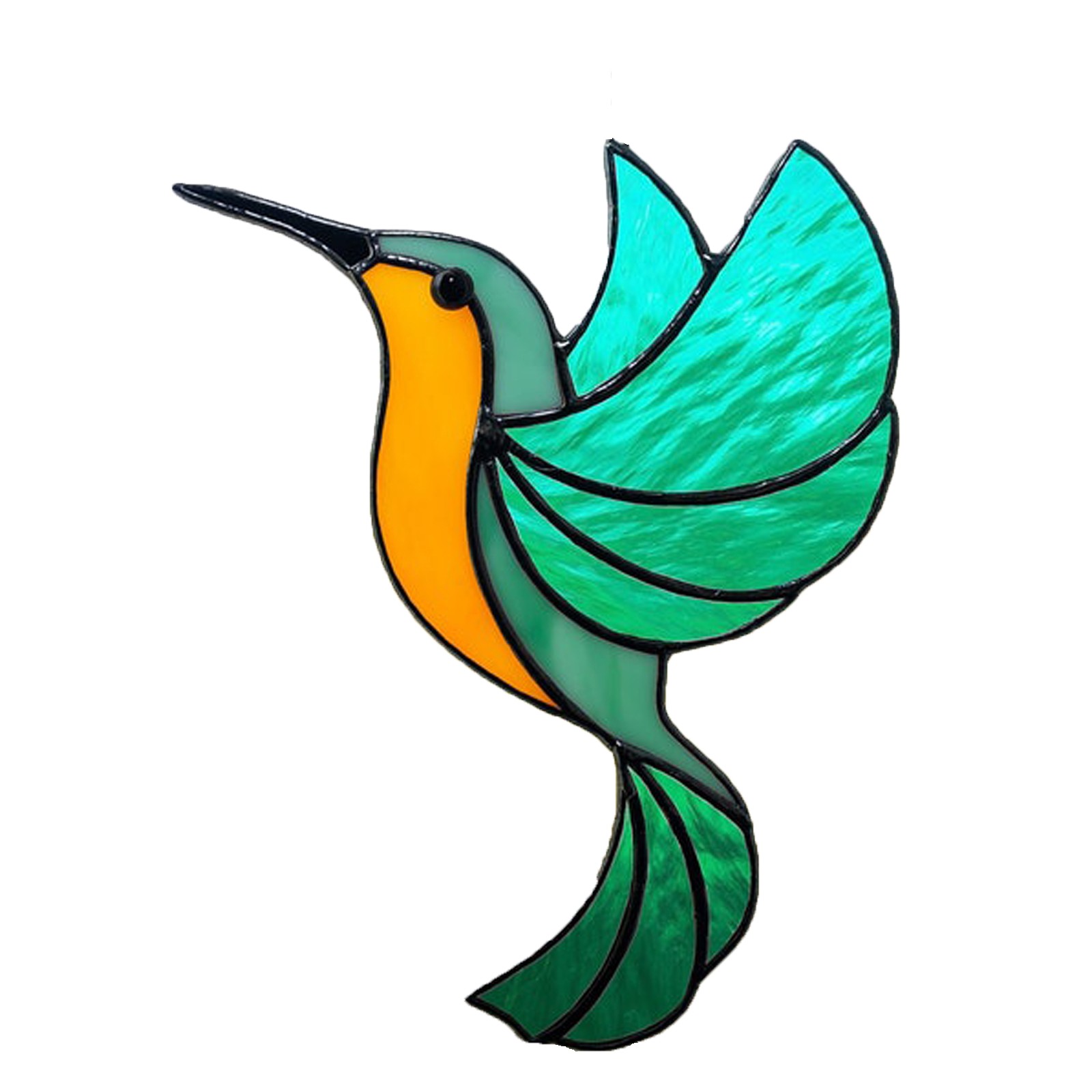 Window Stained Glass Hummingbird Suncatcher Window Stained Glass Hummingbird Suncatcher