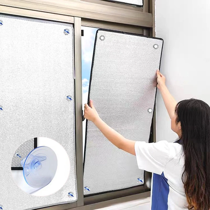 Window Sun Shade Film Home Sunshade Protector Pad Aluminum Foil Anti-UV Insulation Film Window Privacy Film Sunshade Window Sun Shade Film Home Sunshade Protector Pad Aluminum Foil Anti-UV Insulation Film Window Privacy Film Sunshade