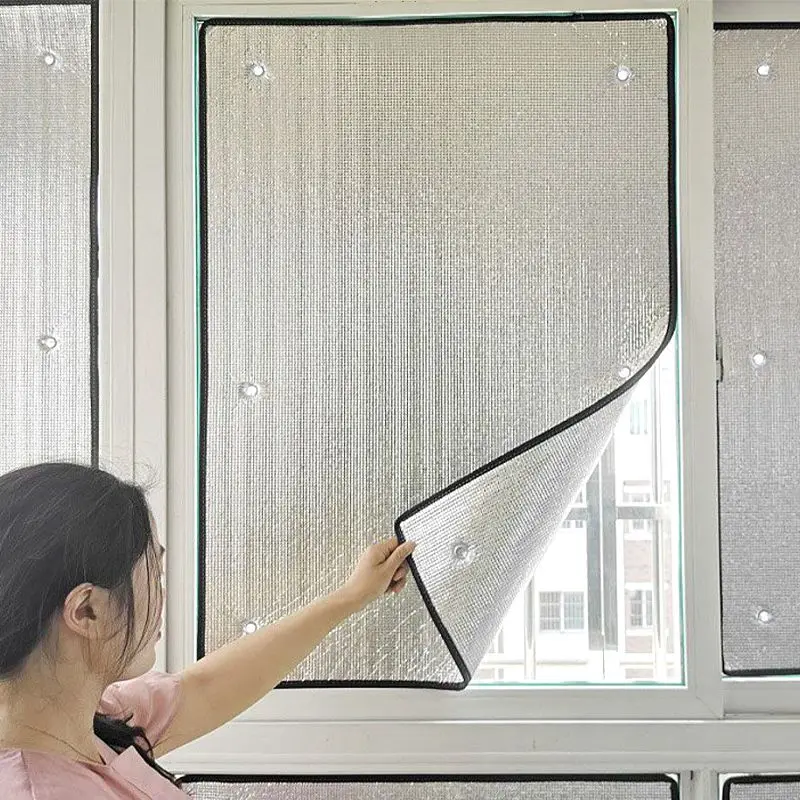 Window Sun Shade Film Home Sunshade Protector Pad Aluminum Foil Anti-UV Insulation Film Window Privacy Film Sunshade Window Sun Shade Film Home Sunshade Protector Pad Aluminum Foil Anti-UV Insulation Film Window Privacy Film Sunshade