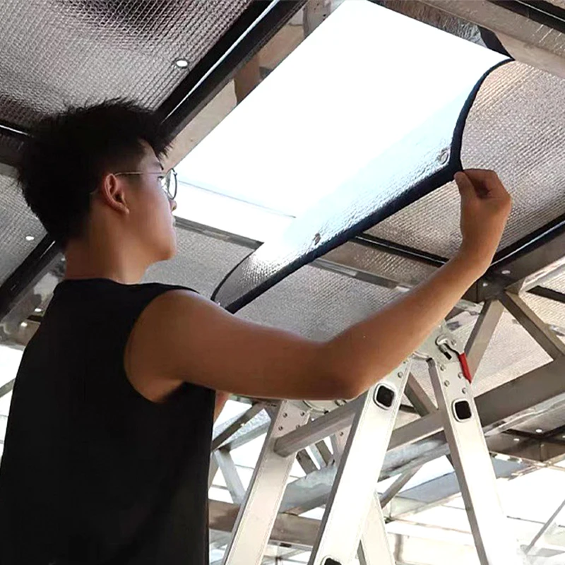 Window Sun Shade Film Home Sunshade Protector Pad Aluminum Foil Anti-UV Insulation Film Window Privacy Film Sunshade Window Sun Shade Film Home Sunshade Protector Pad Aluminum Foil Anti-UV Insulation Film Window Privacy Film Sunshade