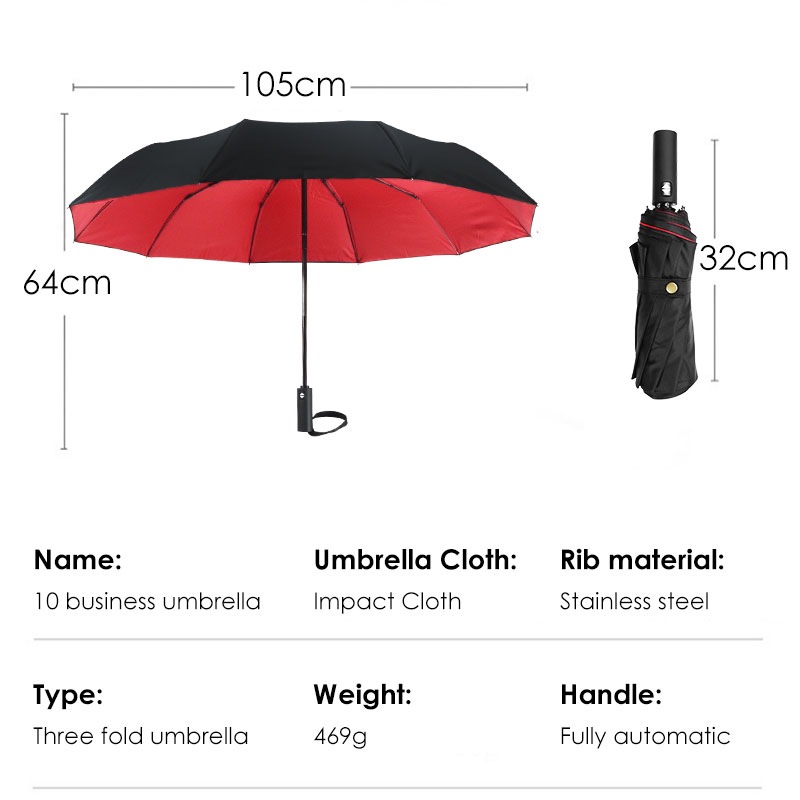 Windproof Double Automatic Folding Umbrella Female Male Ten Bone Car Luxury Large Business Umbrellas Windproof Double Automatic Folding Umbrella Female Male Ten Bone Car Luxury Large Business Umbrellas