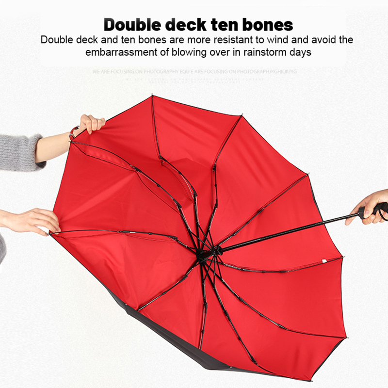 Windproof Double Layer Resistant Umbrella Fully Automatic Rain Men Women Strong Luxury Business Male Large Umbrellas Windproof Double Layer Resistant Umbrella Fully Automatic Rain Men Women Strong Luxury Business Male Large Umbrellas