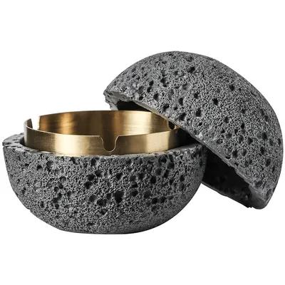 Windproof Portable Stone Ashtray