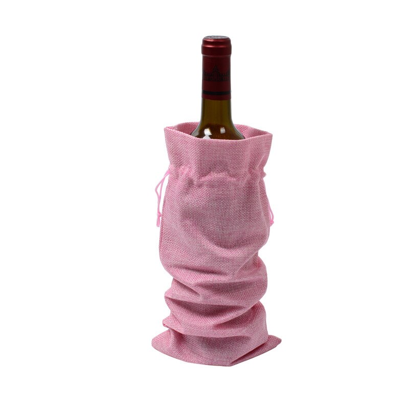 Wine Bottle Bag Drawstring Pouch Wine Bottle Bag Drawstring Pouch