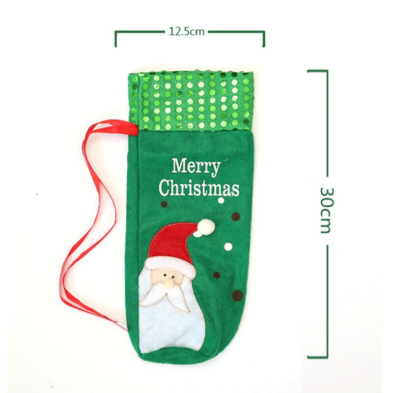 Wine Christmas Bottle Cover