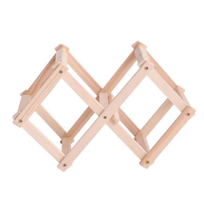 Wine Display Rack Foldable Organizer