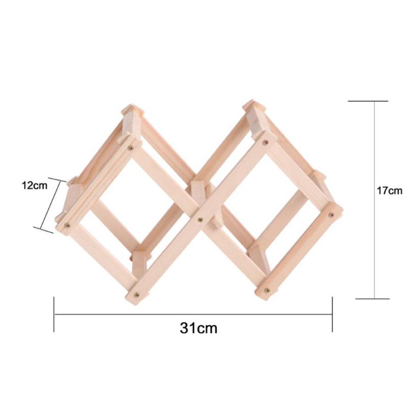 Wine Display Rack Foldable Organizer