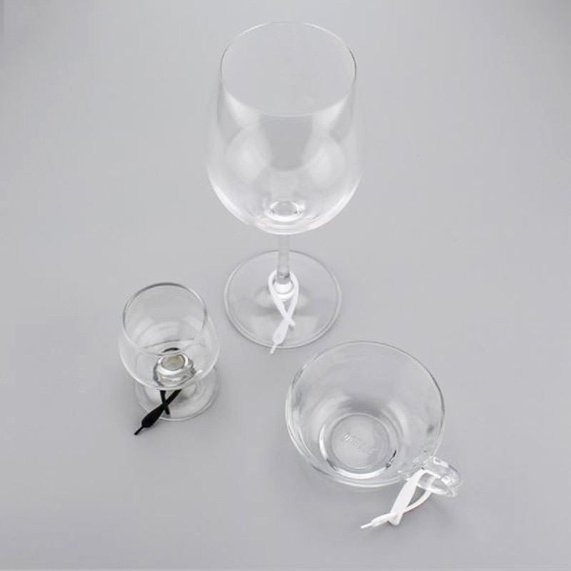 Wine Glass Marker Silicone Tags (12pcs) Wine Glass Marker Silicone Tags (12pcs)