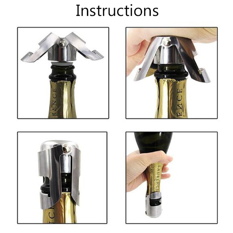 Wine Stainless Steel Bottle Stopper Wine Stainless Steel Bottle Stopper