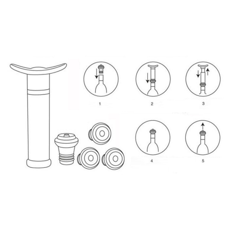 Wine Vacuum Pump Bottle Stopper Wine Vacuum Pump Bottle Stopper