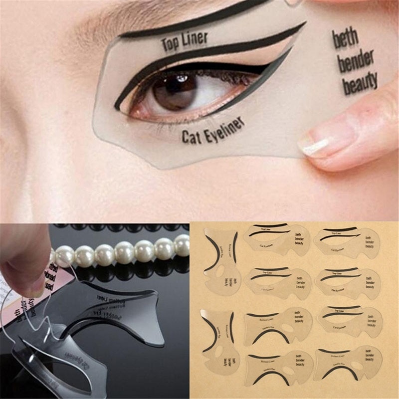 Winged Eyeliner Stencils Eye Makeup Guide (2 pcs) Winged Eyeliner Stencils Eye Makeup Guide (2 pcs)