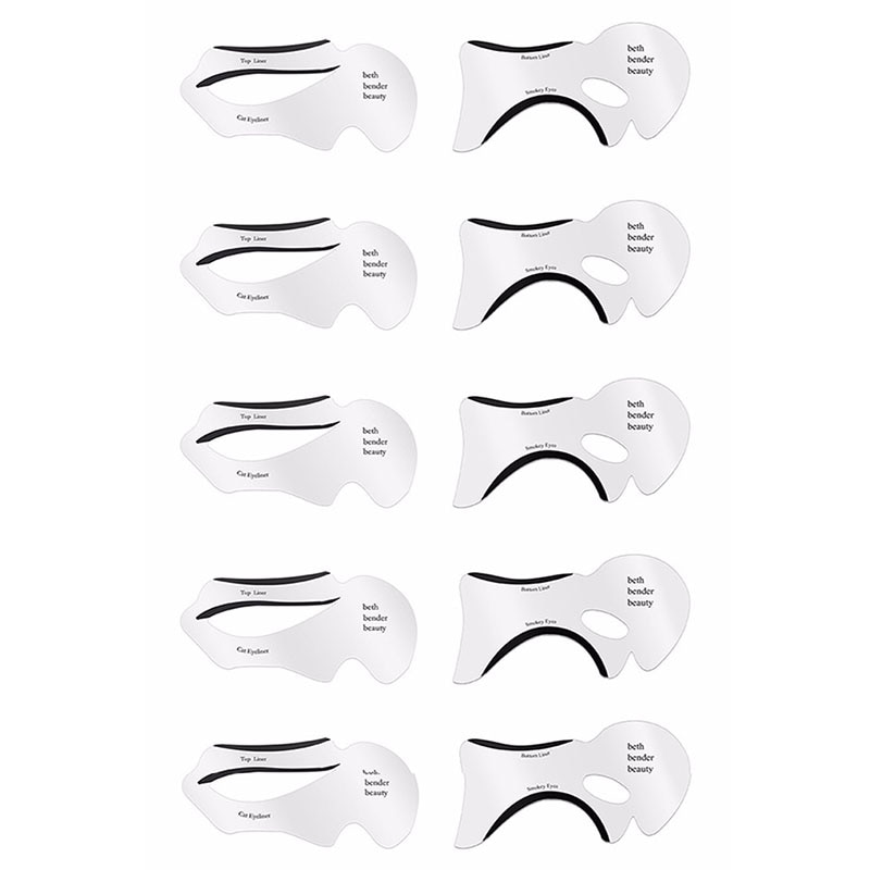 Winged Eyeliner Stencils Eye Makeup Guide (2 pcs) Winged Eyeliner Stencils Eye Makeup Guide (2 pcs)