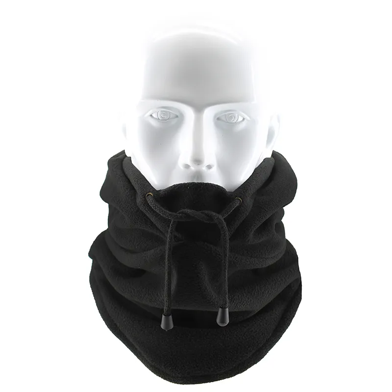 Winter Cycling Cap Plush Fleece Thicken Warm Windproof Bomber Hat Outdoor Sports Ski Bib Cold Hood Bike Bicycle