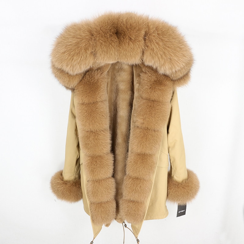 Winter Fur Coat Ladies Parka With Hood Winter Fur Coat Ladies Parka With Hood