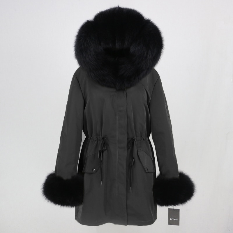 Winter Fur Coat Ladies Parka With Hood Winter Fur Coat Ladies Parka With Hood