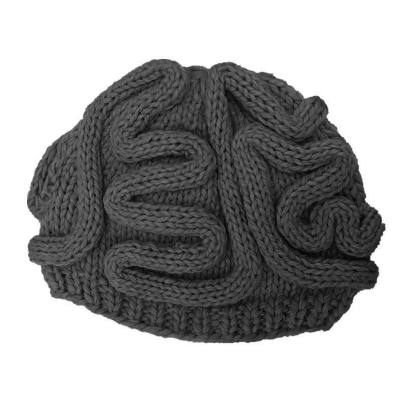 Winter Hat Cool Cerebrum Beanie Hand Knitted Personality Brain Crochet Hat Cap Winter Hat Cool Cerebrum Beanie Hand Knitted Personality Brain Crochet Hat Cap