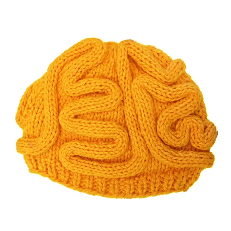 Winter Hat Cool Cerebrum Beanie Hand Knitted Personality Brain Crochet Hat Cap Winter Hat Cool Cerebrum Beanie Hand Knitted Personality Brain Crochet Hat Cap