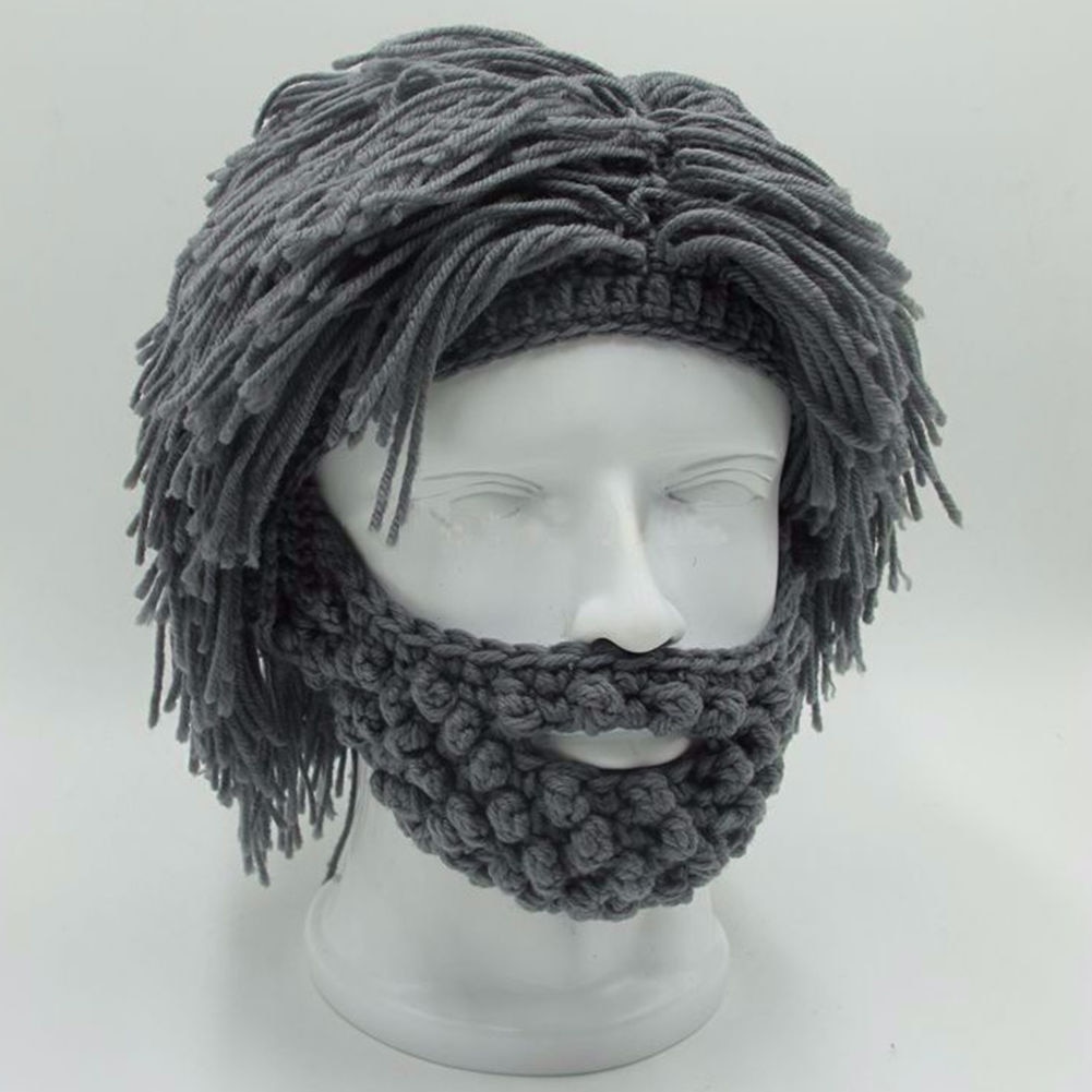 Winter Hats Beard Knitted Beanie Winter Hats Beard Knitted Beanie