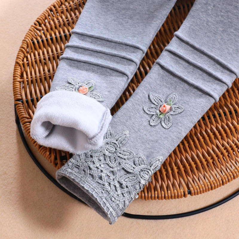 Winter Leggings For Girls Cotton Fabric Winter Leggings For Girls Cotton Fabric
