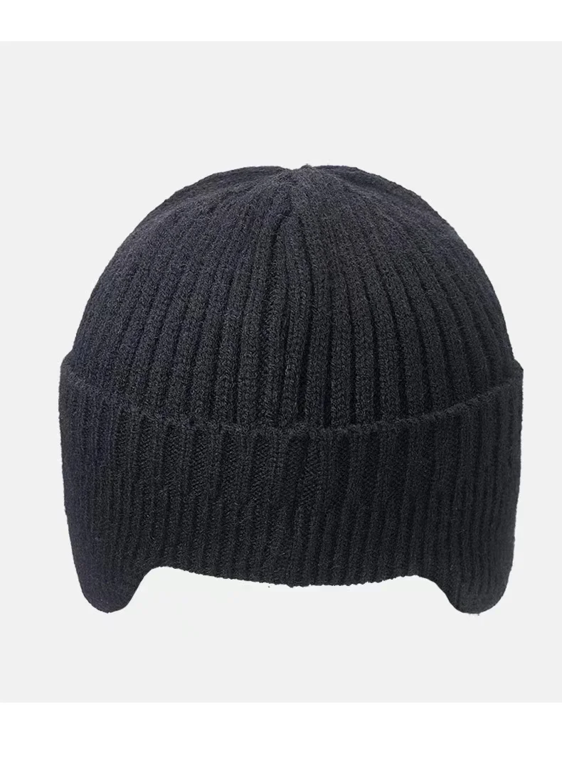Winter Men Hat Outdoor Ear Protection Warm Thick Bicycle Knitted Cap Scarf Windproof Visors Baseball Cap Male