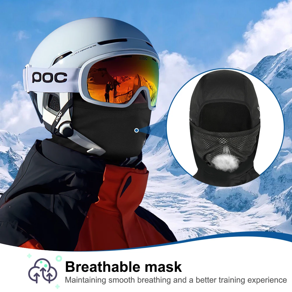 Winter Warm Balaclava Hat Double Layer Breathable Cycling Cap Outdoor Sport Full Face Cover Scarf Motorcycle Bike Winter Warm Balaclava Hat Double Layer Breathable Cycling Cap Outdoor Sport Full Face Cover Scarf Motorcycle Bike