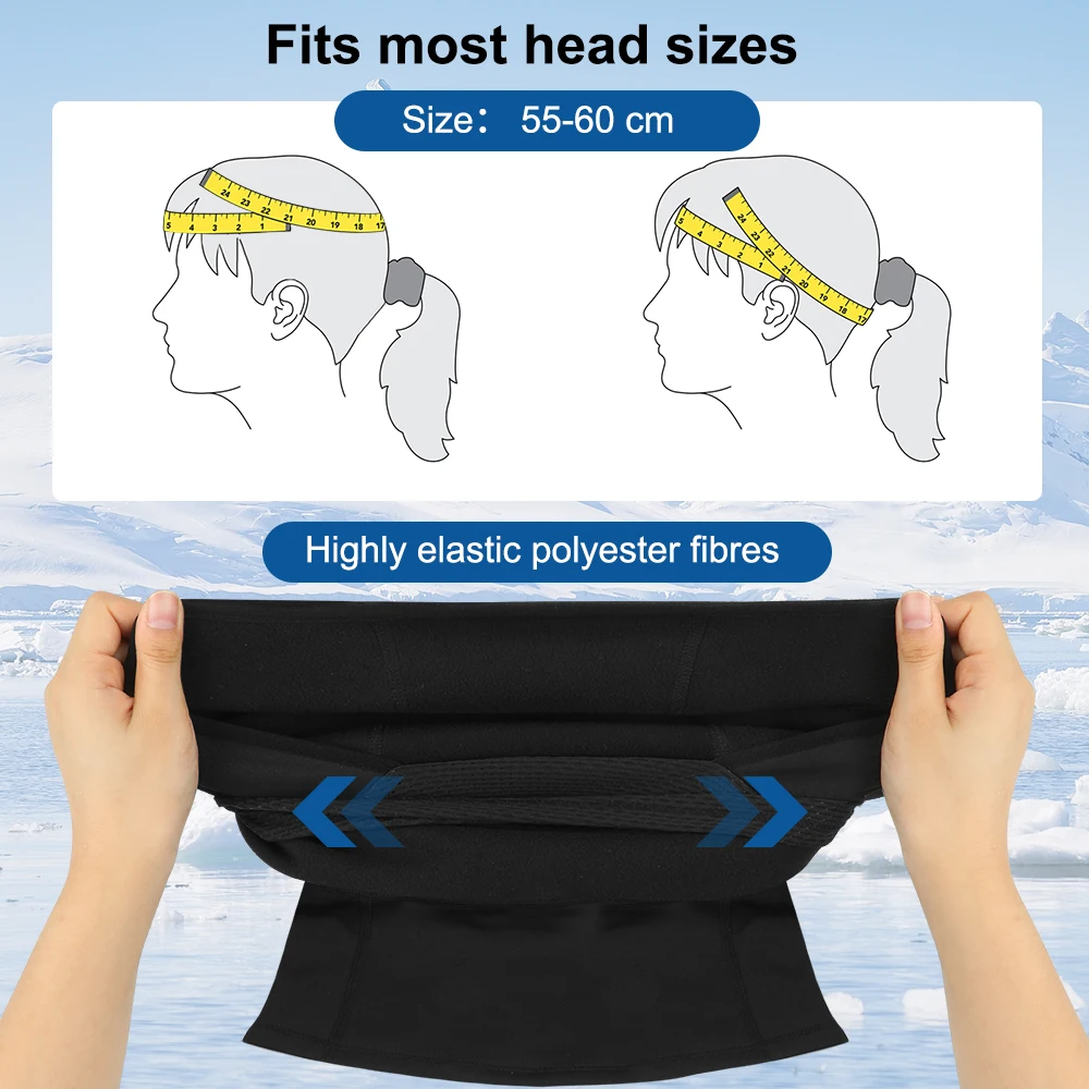 Winter Warm Balaclava Hat Double Layer Breathable Cycling Cap Outdoor Sport Full Face Cover Scarf Motorcycle Bike Winter Warm Balaclava Hat Double Layer Breathable Cycling Cap Outdoor Sport Full Face Cover Scarf Motorcycle Bike