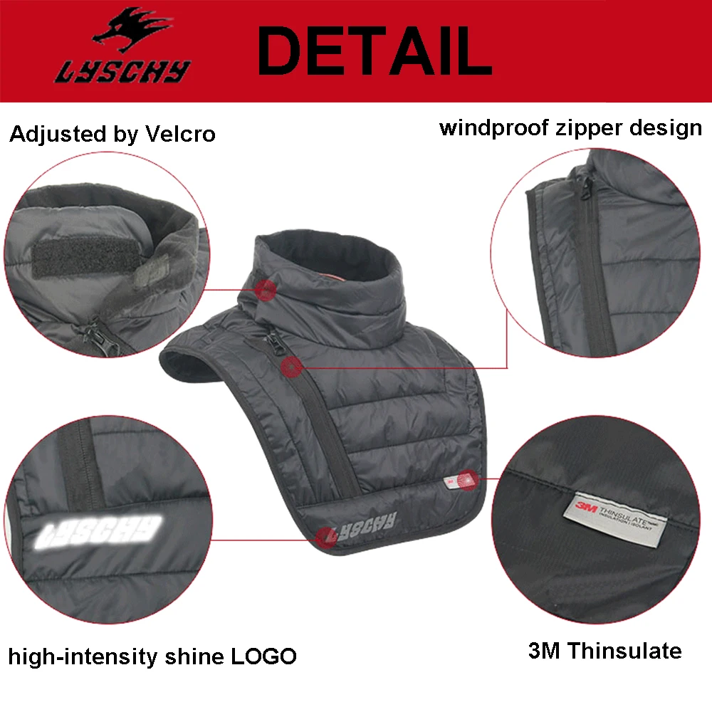 Winter Warm Motorcycle Neck Gaiter Scarf Windproof 3-M Reflective Ski Motorbike Face Mask Balaclava Moto Neck/Head Cover Winter Warm Motorcycle Neck Gaiter Scarf Windproof 3-M Reflective Ski Motorbike Face Mask Balaclava Moto Neck/Head Cover