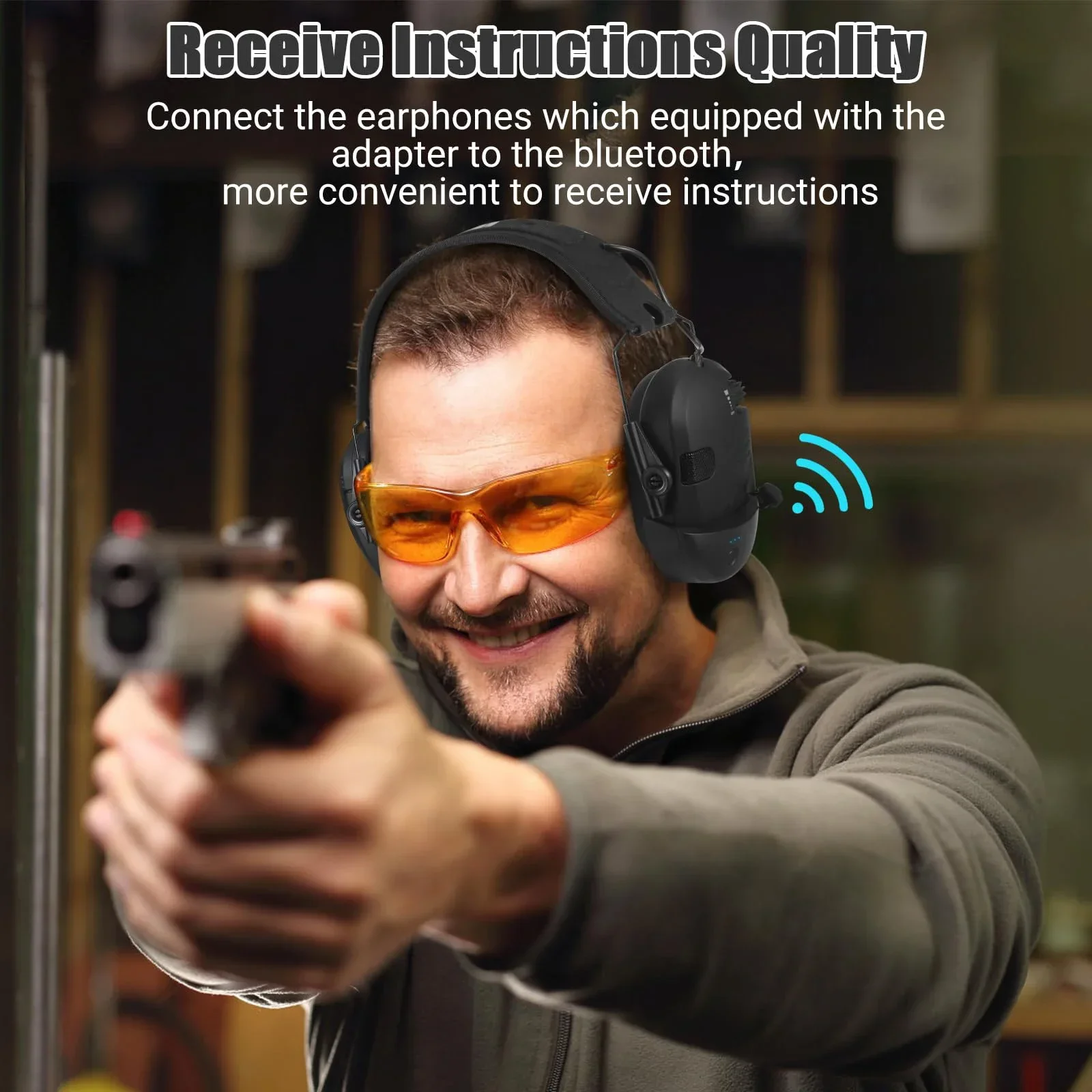 Wire-Controlled Headphone Bluetooth Adapter For WK Series Converter To Wireless Earmuffs Converter