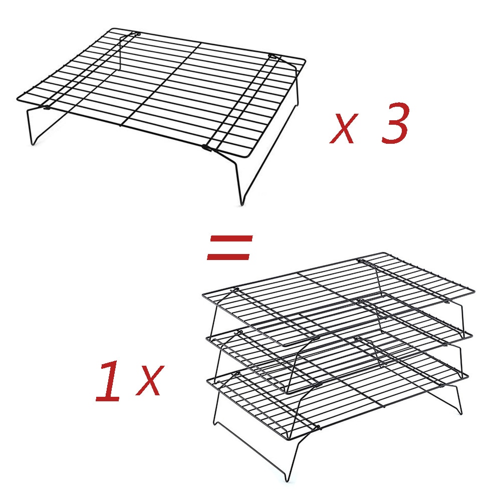 Wire Cooling Rack 1/2/3 Tier Wire Cooling Rack 1/2/3 Tier