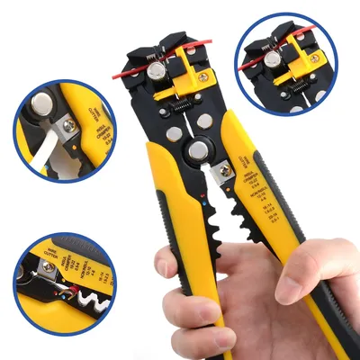 Wire Stripper And Crimper Cable Cutter Adjustable Automatic Multifunctional Stripping Crimping Pliers Terminal Hand Tool Wire Stripper And Crimper Cable Cutter Adjustable Automatic Multifunctional Stripping Crimping Pliers Terminal Hand Tool