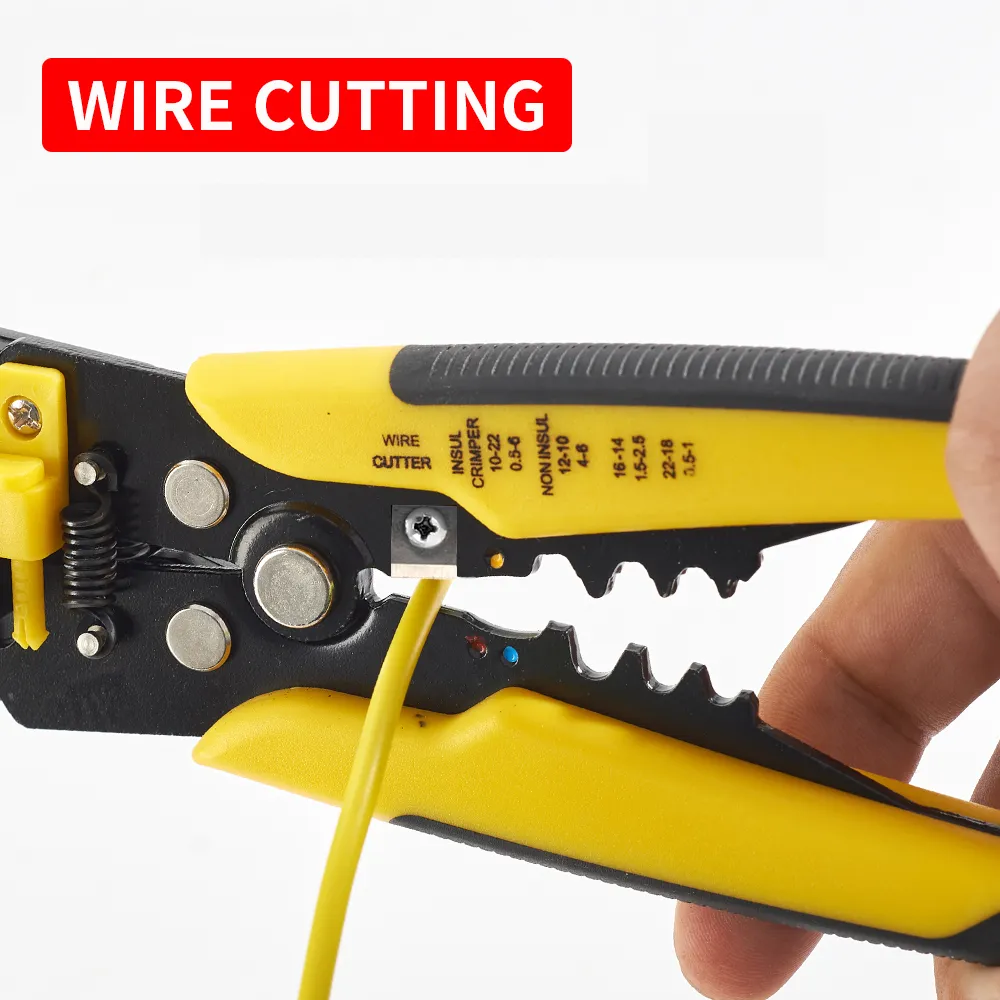 Wire Stripper And Crimper Cable Cutter Adjustable Automatic Multifunctional Stripping Crimping Pliers Terminal Hand Tool Wire Stripper And Crimper Cable Cutter Adjustable Automatic Multifunctional Stripping Crimping Pliers Terminal Hand Tool