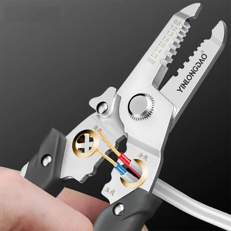 Wire Stripper Decrustation Pliers Multi Tool Ire Stripper Electric Cable Stripper Cutter Multifunctional Wire Repair Wire Stripper Decrustation Pliers Multi Tool Ire Stripper Electric Cable Stripper Cutter Multifunctional Wire Repair