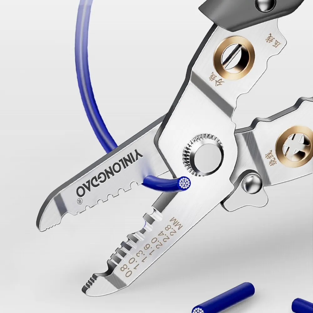 Wire Stripper Decrustation Pliers Multi Tool Ire Stripper Electric Cable Stripper Cutter Multifunctional Wire Repair Wire Stripper Decrustation Pliers Multi Tool Ire Stripper Electric Cable Stripper Cutter Multifunctional Wire Repair