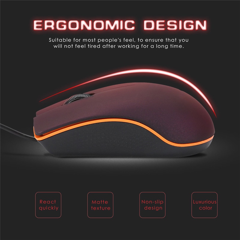 Wired Computer Mouse Optical Device Wired Computer Mouse Optical Device