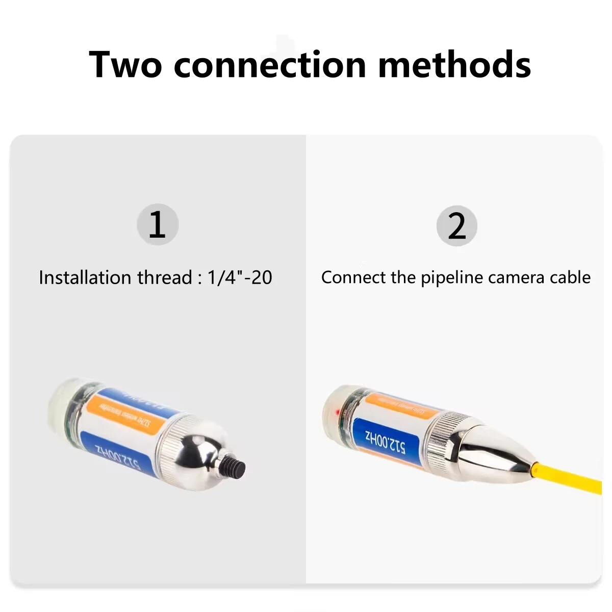 Wireless 512hz Transmitter (512Hertz Sonde) for Drain Sewer Pipeline Pipe Inspection Camera Location