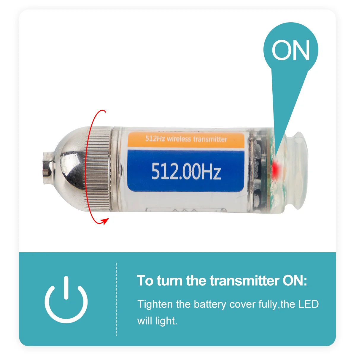 Wireless 512hz Transmitter (512Hertz Sonde) for Drain Sewer Pipeline Pipe Inspection Camera Location
