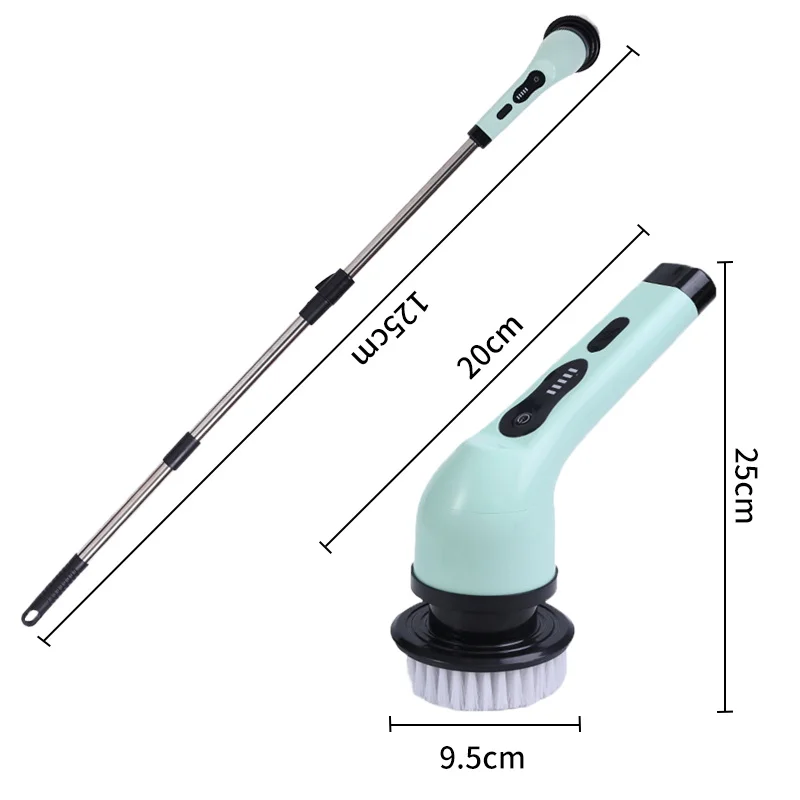 Wireless 9-in-1 Electric Cleaning Brush Electric Spin Cleaning Scrubber Electric Cleaning Tools Parlour Kitchen