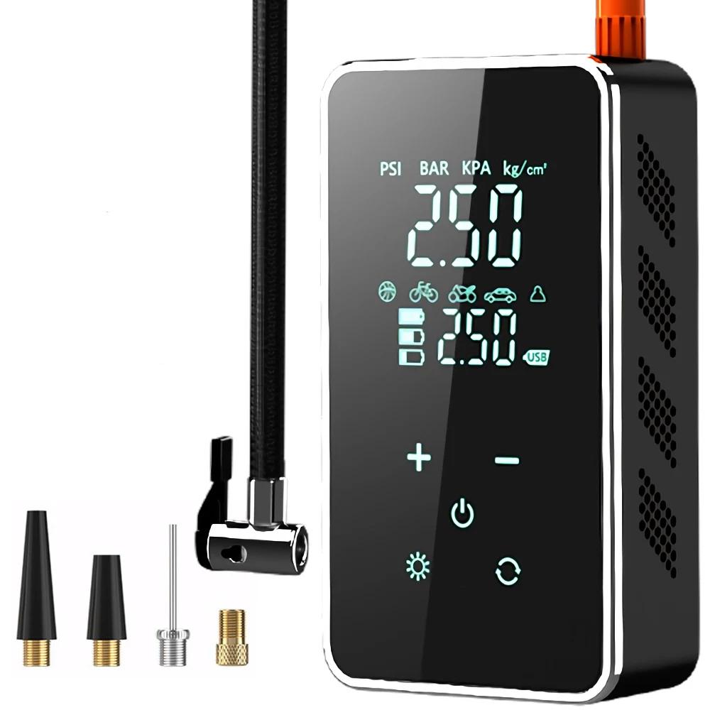 Wireless Air Pump 150psi Touch Screen Portable Electric Tire Inflator For Car Bicycle Motorcycle Mini Air Compressor Wireless Air Pump 150psi Touch Screen Portable Electric Tire Inflator For Car Bicycle Motorcycle Mini Air Compressor