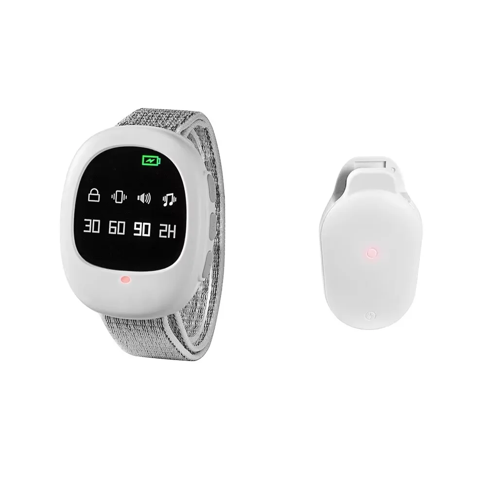 Wireless Bedwetting Alarm Adults Elder Potty Training Sensor Enuresis Bedwetting Alarm with Wristband for Kids Elder Wireless Bedwetting Alarm Adults Elder Potty Training Sensor Enuresis Bedwetting Alarm with Wristband for Kids Elder
