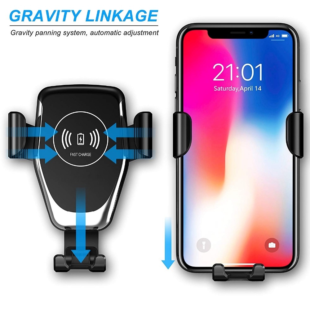 Wireless Car Charger Mount Phone Holder Wireless Car Charger Mount Phone Holder